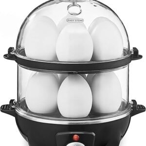 BELLA Double Tier Egg Cooker: Perfectly Cooked Eggs Every Time!