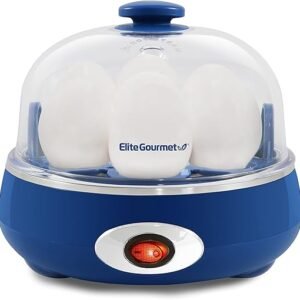 Elite Gourmet 7-Egg Cooker: Perfect Boiled & Poached Eggs!