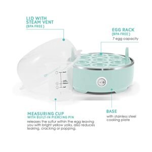 Elite Gourmet Retro Mint 7-Egg Electric Cooker