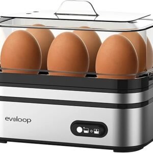 Evoloop 6-Egg Rapid Cooker: Boil, Poach & Omelet!