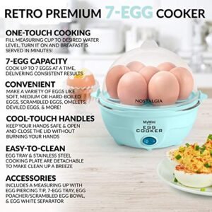 Nostalgia Retro 7-Egg Cooker: Easy One-Touch Breakfast!