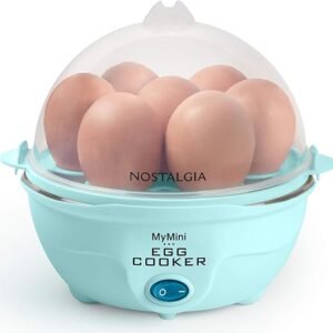 Nostalgia Retro 7-Egg Cooker: Easy One-Touch Breakfast!